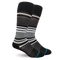 Stripe Cotton Black/Grey Energy Socks